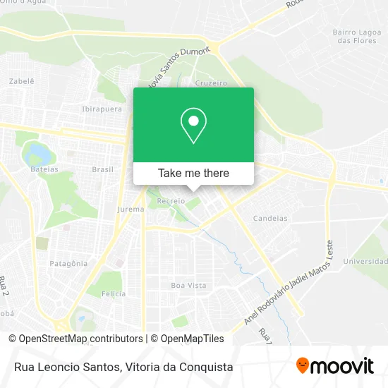 Rua Leoncio Santos map