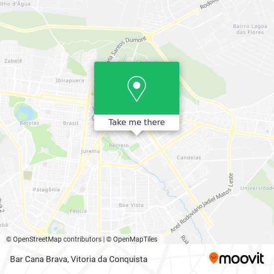 Bar Cana Brava map