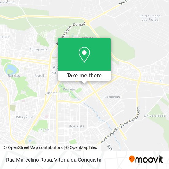 Mapa Rua Marcelino Rosa
