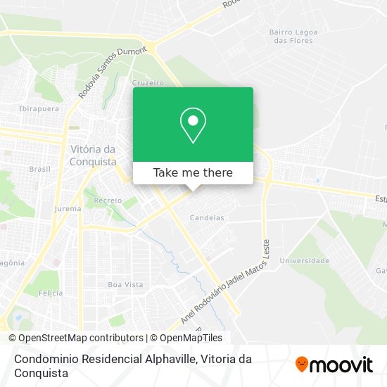 Condominio Residencial Alphaville map