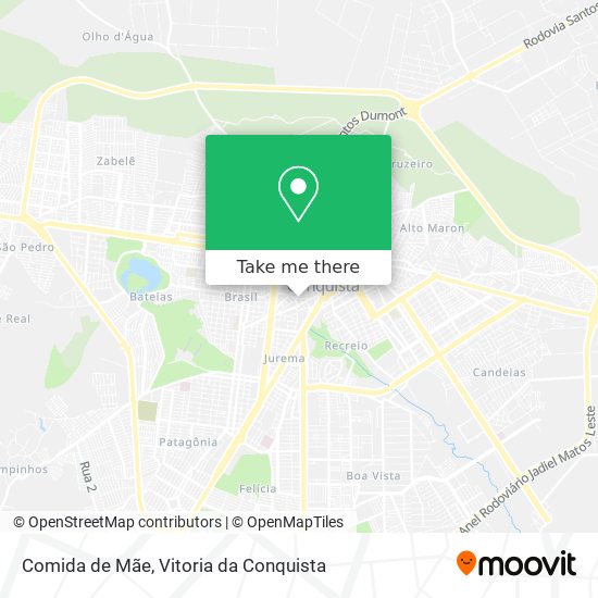 Comida de Mãe map