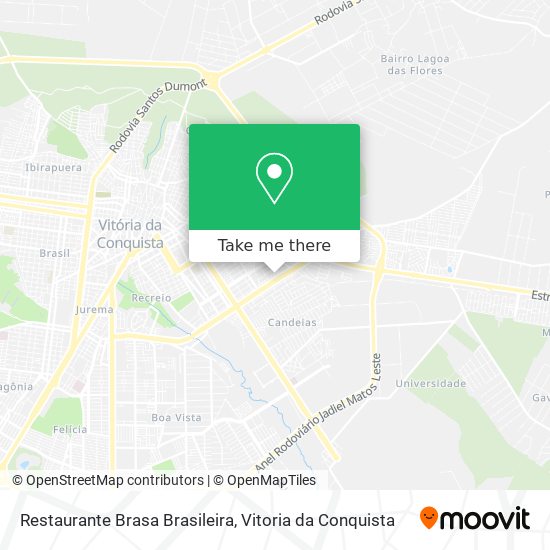 Mapa Restaurante Brasa Brasileira