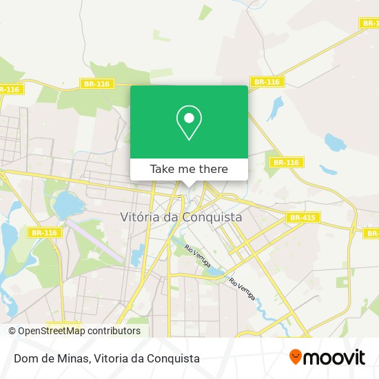 Dom de Minas map