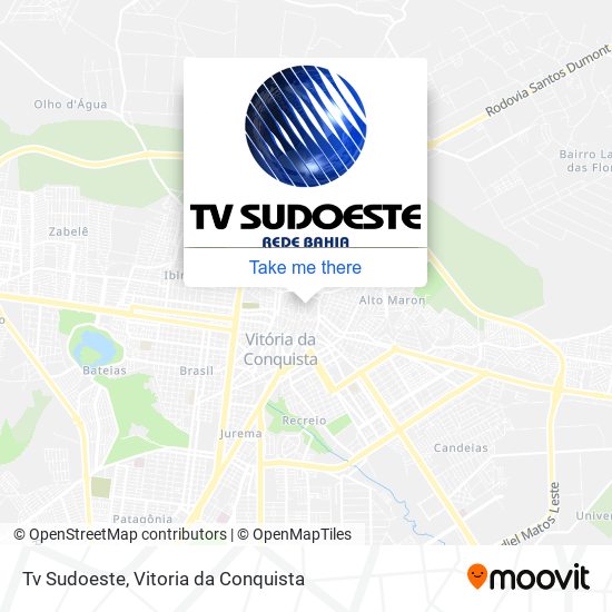 Mapa Tv Sudoeste