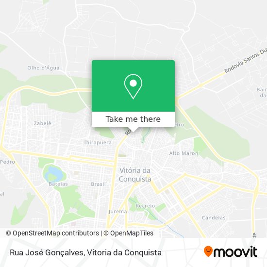 Mapa Rua José Gonçalves