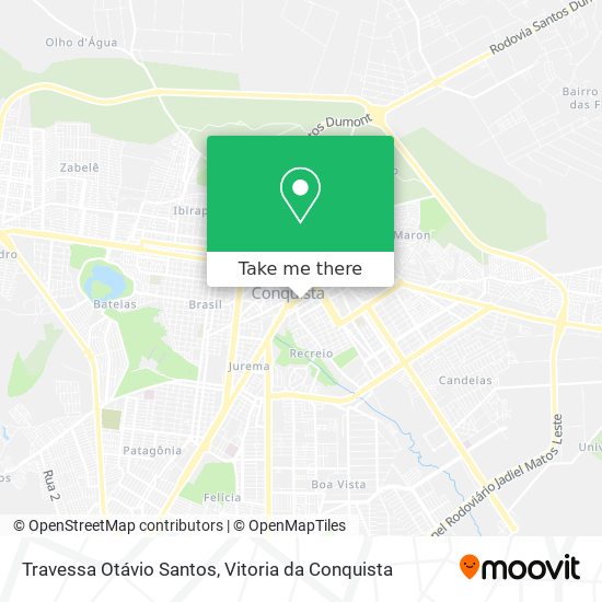 Mapa Travessa Otávio Santos