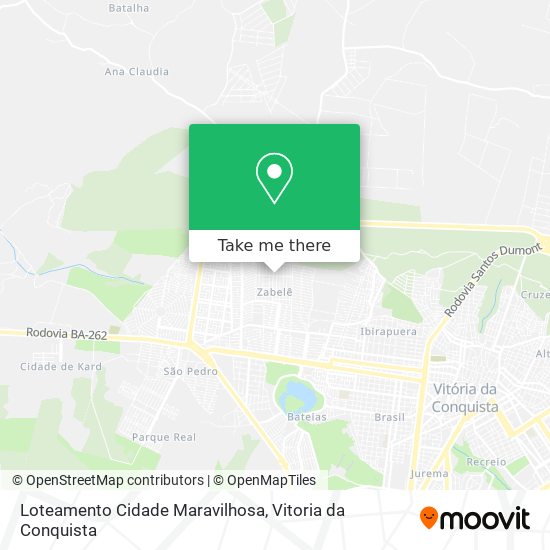 Loteamento Cidade Maravilhosa map