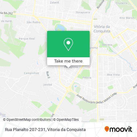 Rua Planalto 207-231 map