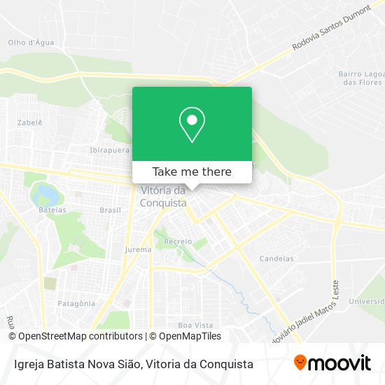 Igreja Batista Nova Sião map