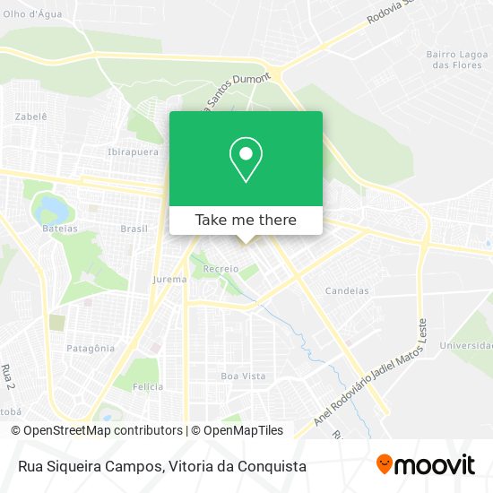 Rua Siqueira Campos map