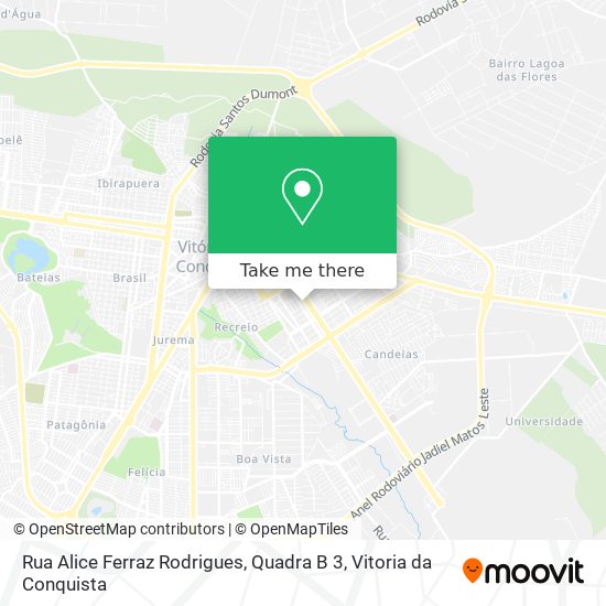 Rua Alice Ferraz Rodrigues, Quadra B 3 map