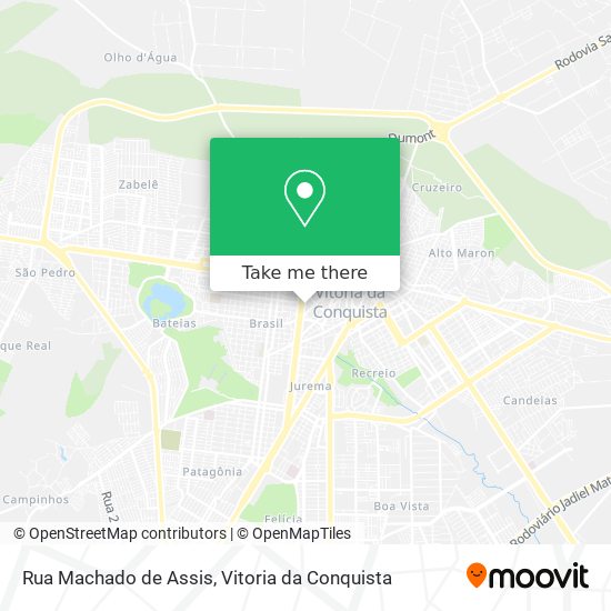 Mapa Rua Machado de Assis