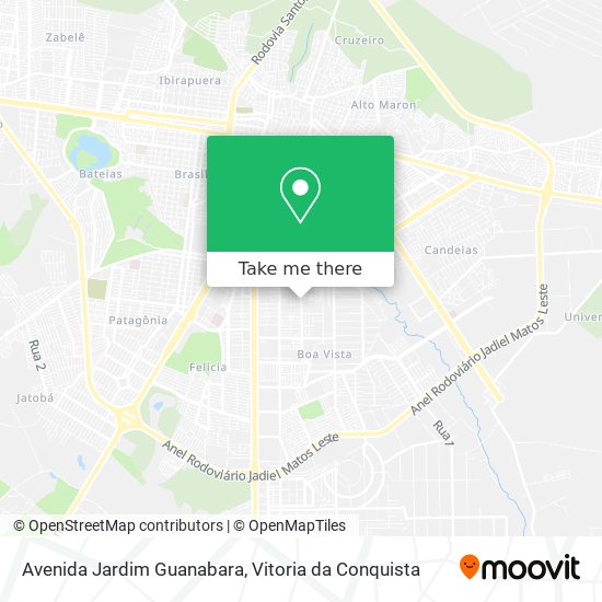 Avenida Jardim Guanabara map