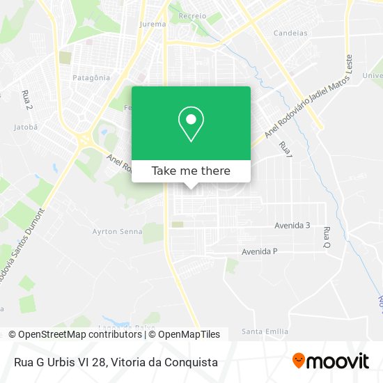 Rua G Urbis VI 28 map