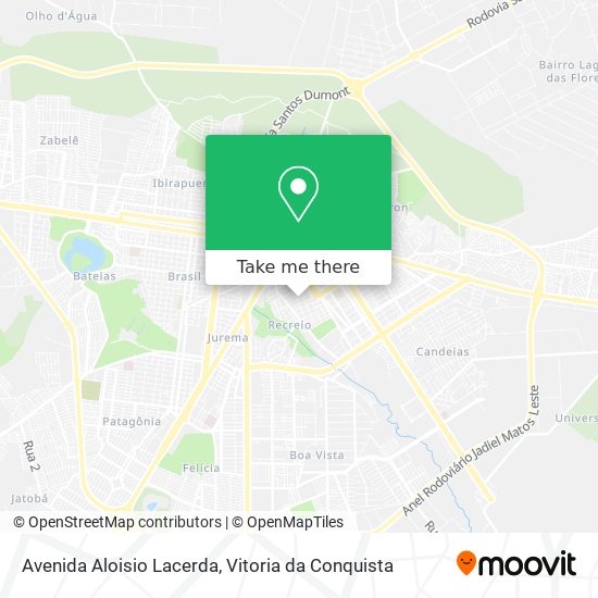 Avenida Aloisio Lacerda map