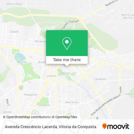 Avenida Crescêncio Lacerda map