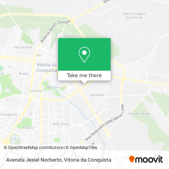 Avenida Jesiel Norberto map