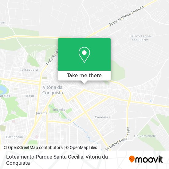 Mapa Loteamento Parque Santa Cecilia
