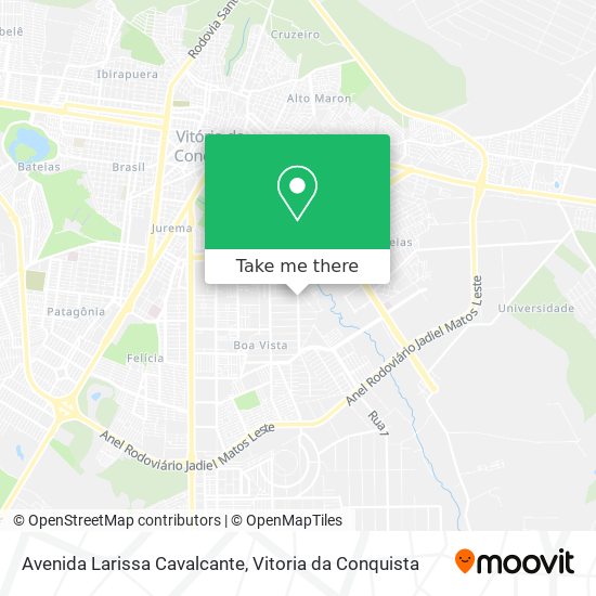 Avenida Larissa Cavalcante map