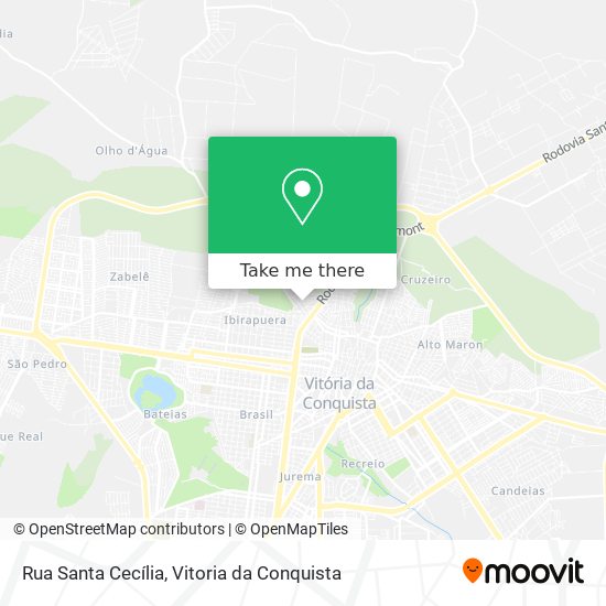 Rua Santa Cecília map