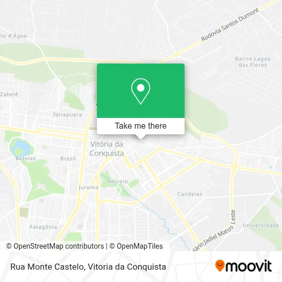 Rua Monte Castelo map