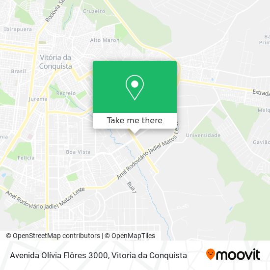 Avenida Olívia Flôres 3000 map