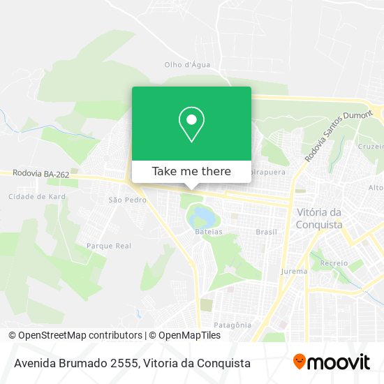 Mapa Avenida Brumado 2555