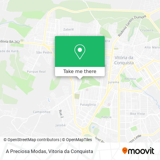 A Preciosa Modas map