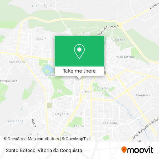 Santo Boteco map