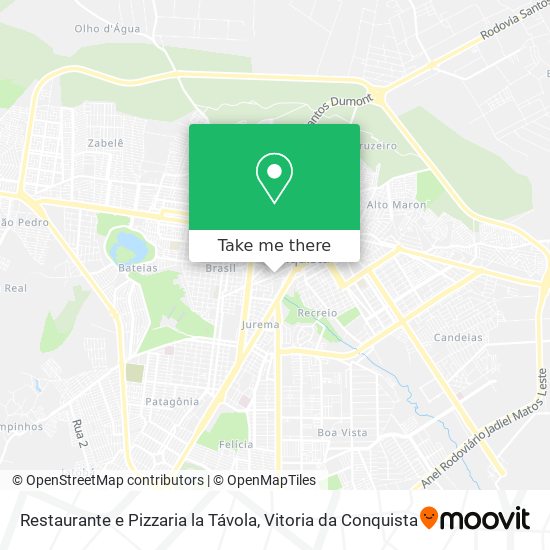 Restaurante e Pizzaria la Távola map