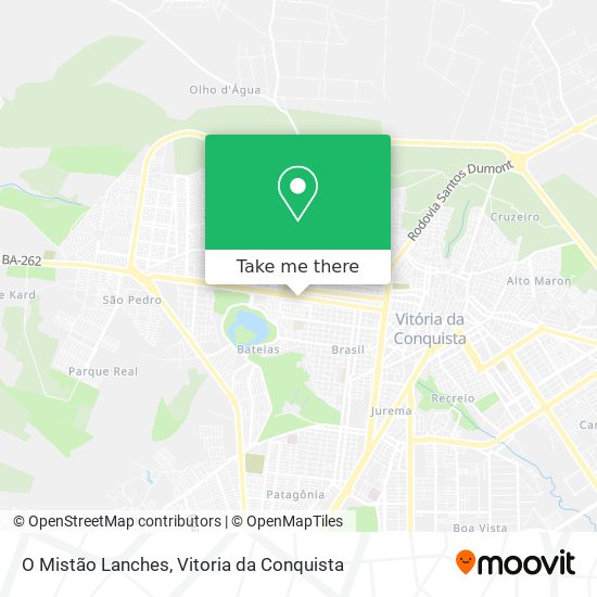 O Mistão Lanches map