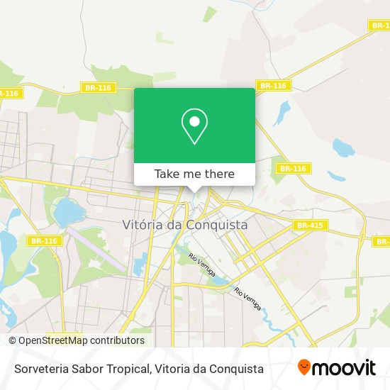 Sorveteria Sabor Tropical map