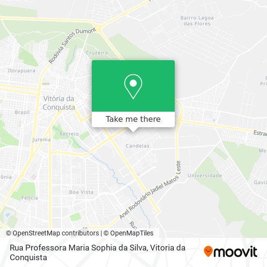 Rua Professora Maria Sophia da Silva map