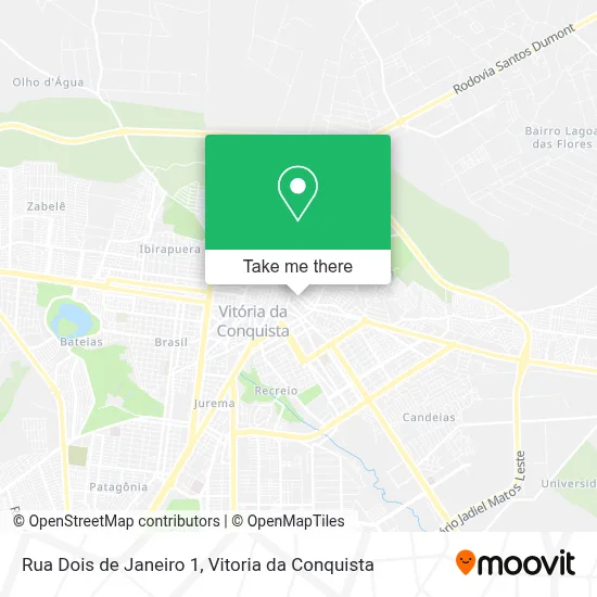 Rua Dois de Janeiro 1 map