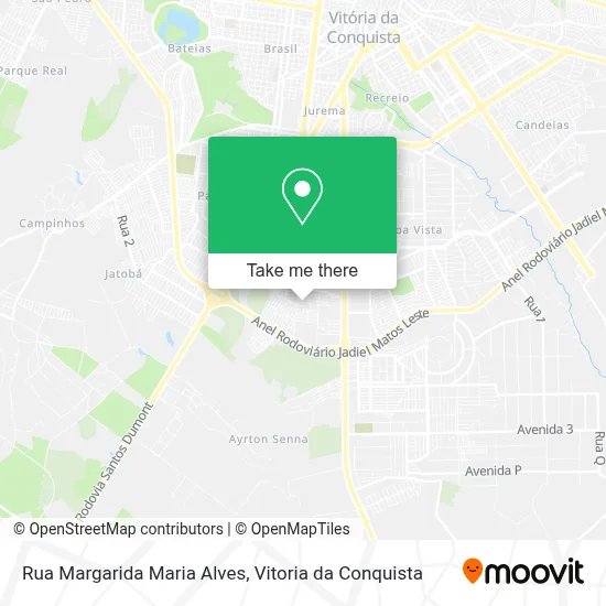 Rua Margarida Maria Alves map