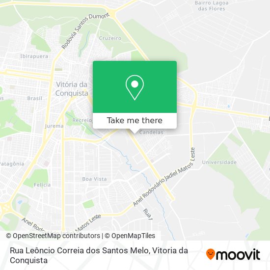 Rua Leôncio Correia dos Santos Melo map