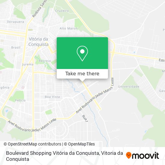 Boulevard Shopping Vitória da Conquista map