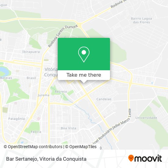 Bar Sertanejo map