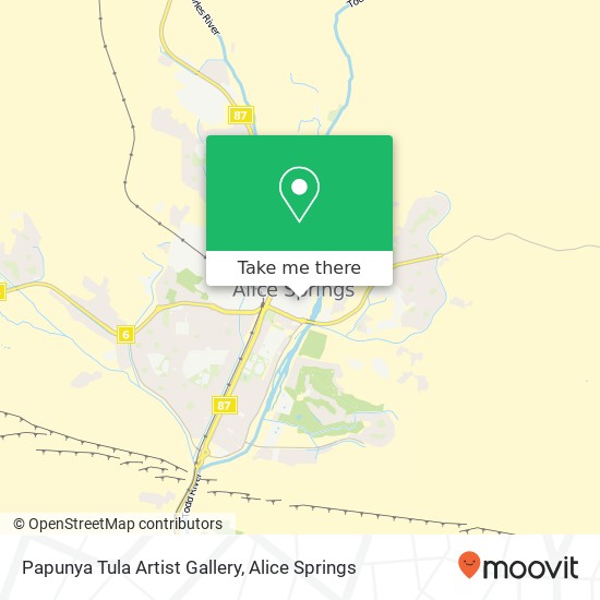 Mapa Papunya Tula Artist Gallery