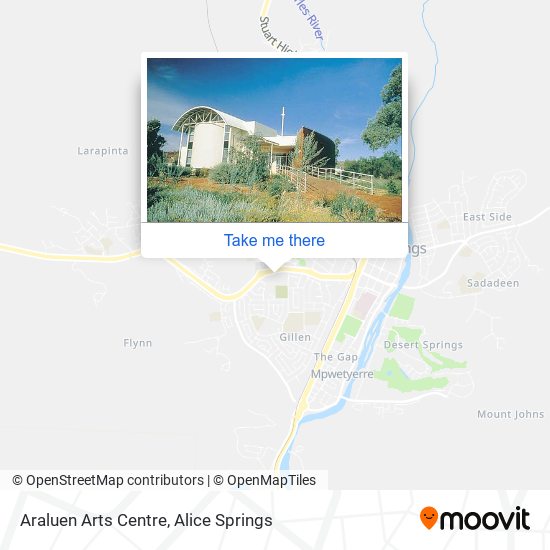 Araluen Arts Centre map