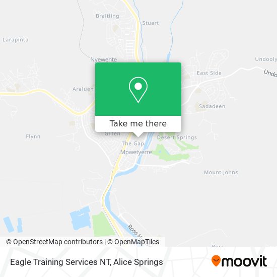 Eagle Training Services NT map