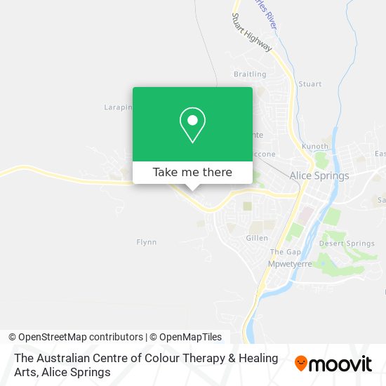 The Australian Centre of Colour Therapy & Healing Arts map