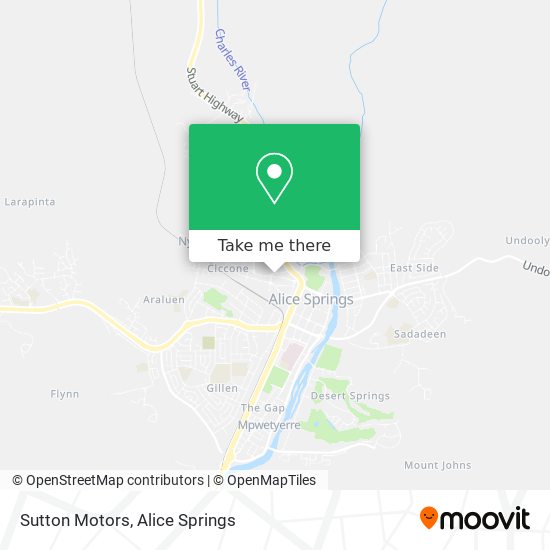 Sutton Motors map