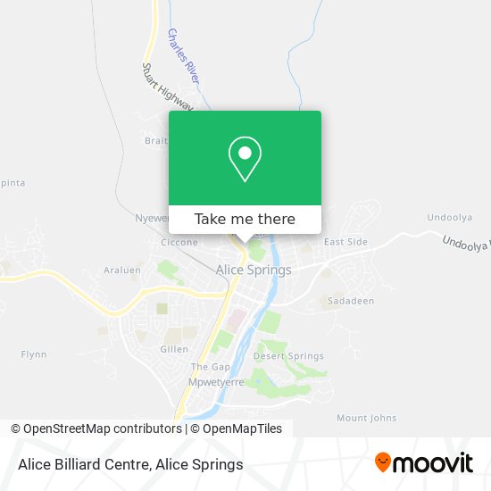 Alice Billiard Centre map