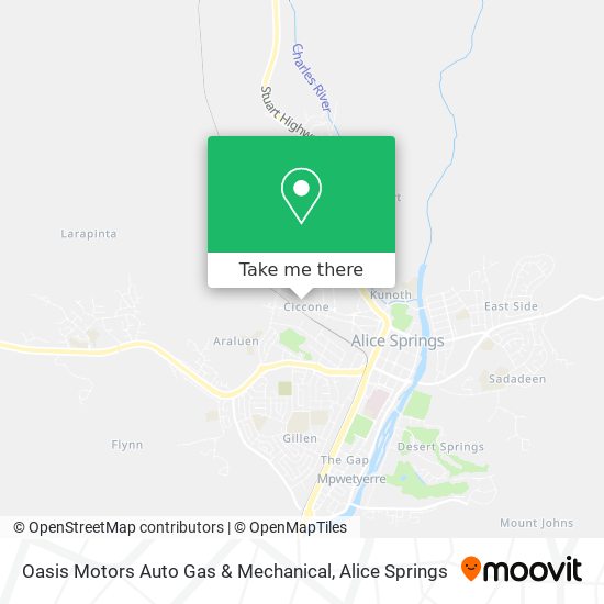 Oasis Motors Auto Gas & Mechanical map