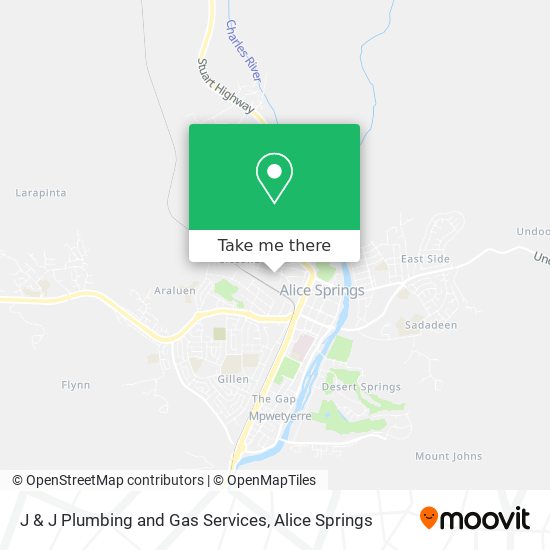 Mapa J & J Plumbing and Gas Services