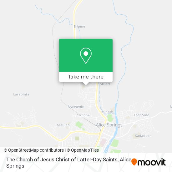 The Church of Jesus Christ of Latter-Day Saints map