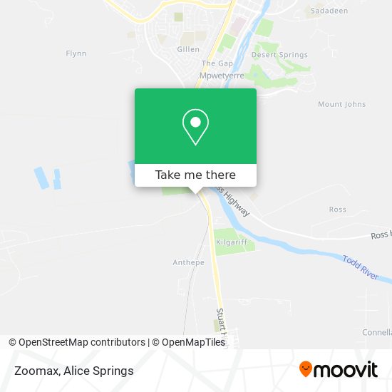 Mapa Zoomax