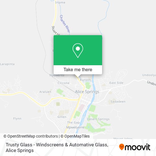 Trusty Glass - Windscreens & Automative Glass map