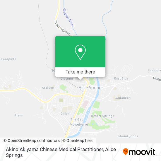 Akino Akiyama Chinese Medical Practitioner map